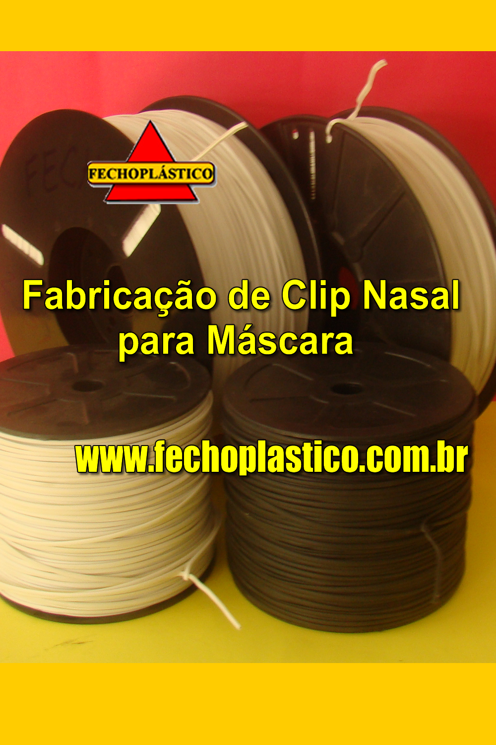 <p>Fabricação Clip nasal para máscara</p>