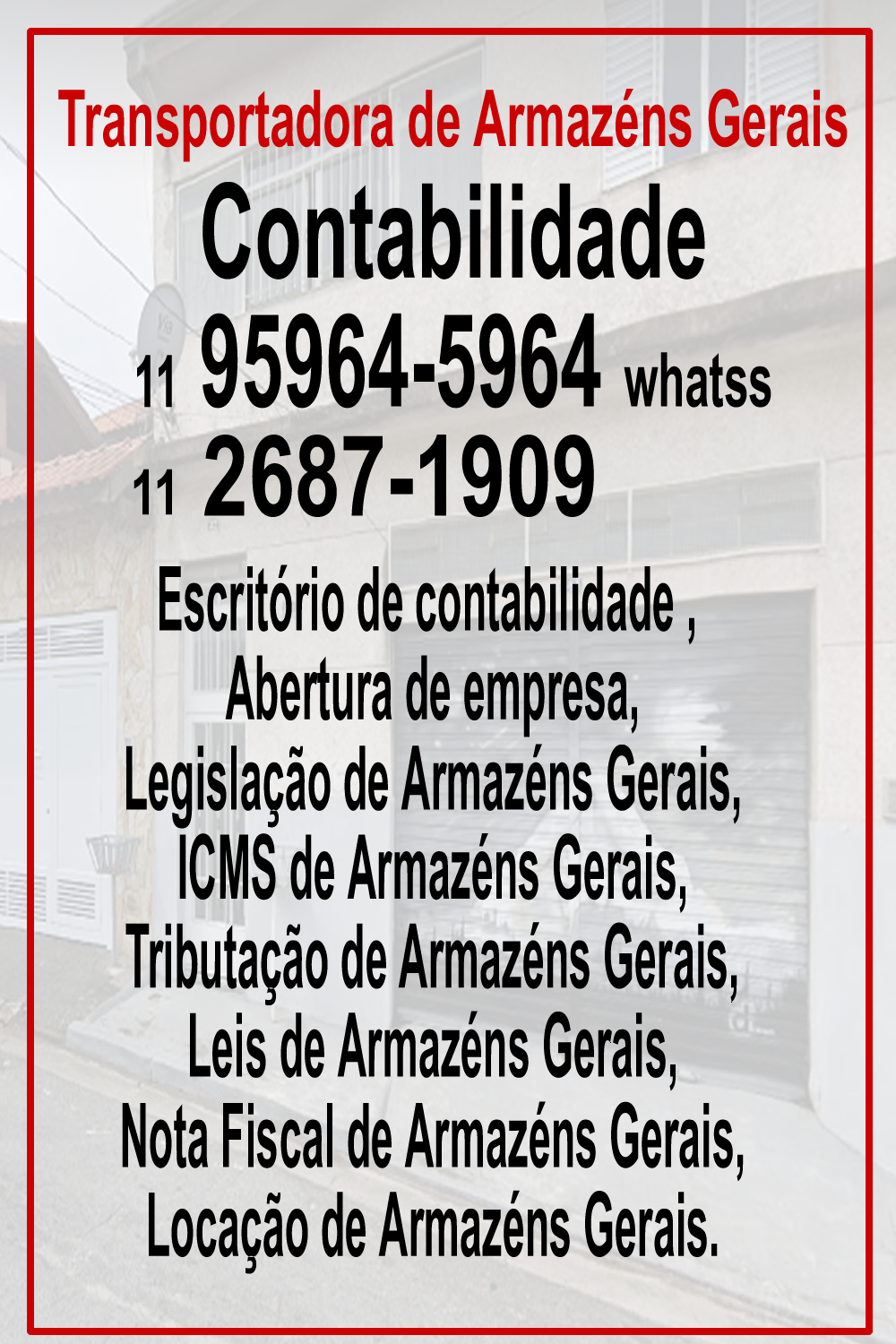 <p>operações com armazém geral .As atividades com armazém geral vem desde o período medieval. À partir do momento em que as pessoas sentiram necessidade de trazer de outros locais mercadorias para seu uso ou comércio, consequentemente surge a necessidade de se ter um local apropriado para a guarda dessa mercadoria, assim surge o armazém geral.Diretamente ligado à atividade portuária, os armazéns gerais são bastante utilizados principalmente nas operações de importação.</p>