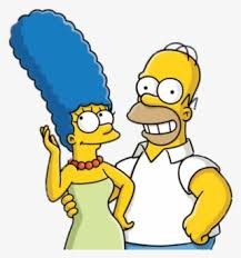 <p>HOMER AND MARGE</p>